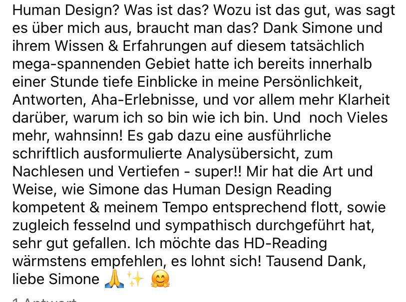 Human Design - Deine persönliche Analyse, Human Design Reading und Coaching 5