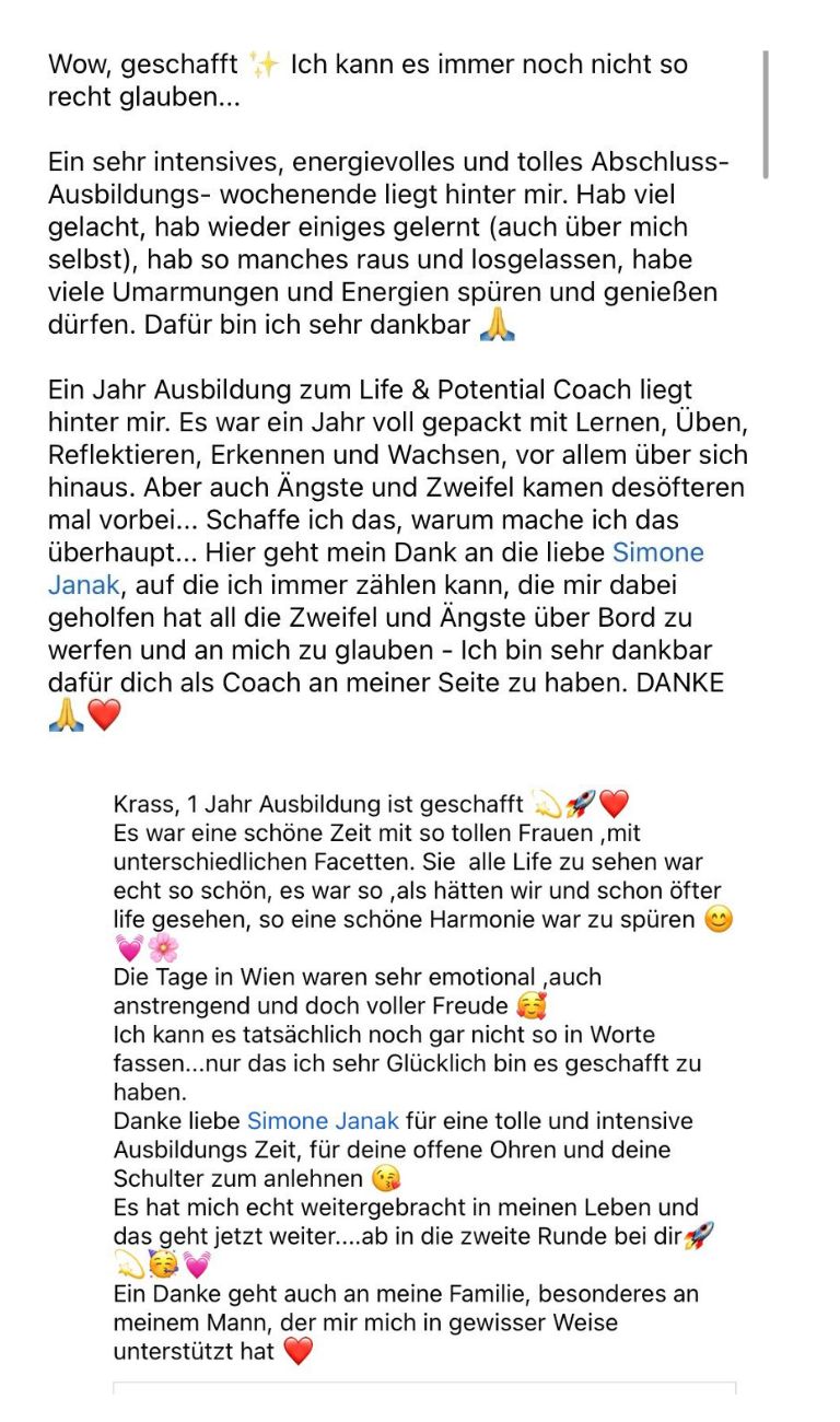 Zertifzierte Ausbildung zum Potential Coach 6